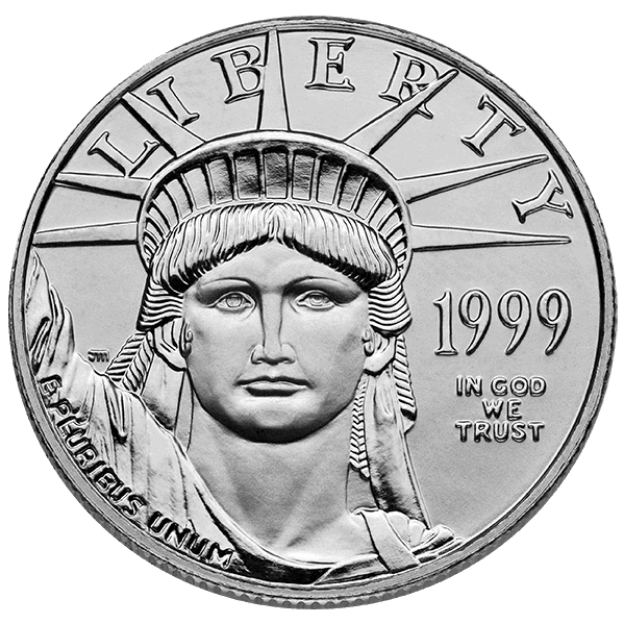 Picture of Platinum American Eagle 1/2 Ounce - .9995 fine platinum