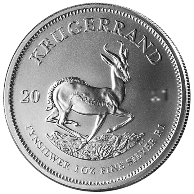 Picture of Silver South African Krugerrand 1 Ounce - .999 fine silver