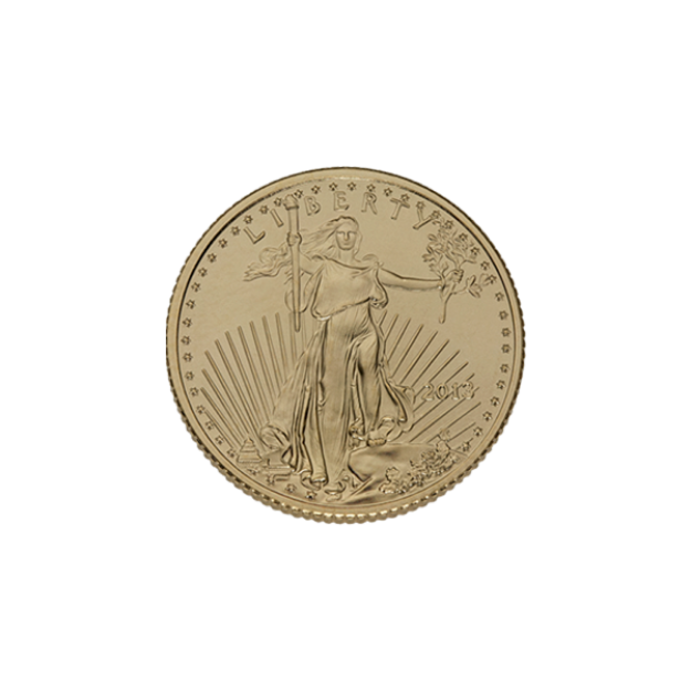 Picture of Gold American Eagle 1/10 Ounce  - .9166 fine gold