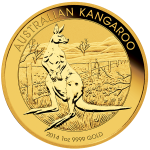 Picture of Gold Australian Kangaroo 1 Ounce - .9999 fine gold
