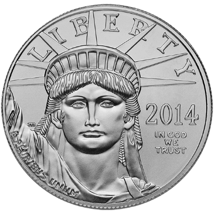 Show details for Platinum American Eagle 1 Ounce - .9995 fine platinum Picture of Platinum American Eagle 1 Ounce - .9995 fine platinum