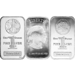 Picture of Silver Bar 1 ounce - .999 fine silver