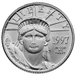 Picture of Platinum American Eagle 1/10 Ounce - .9995 fine platinum