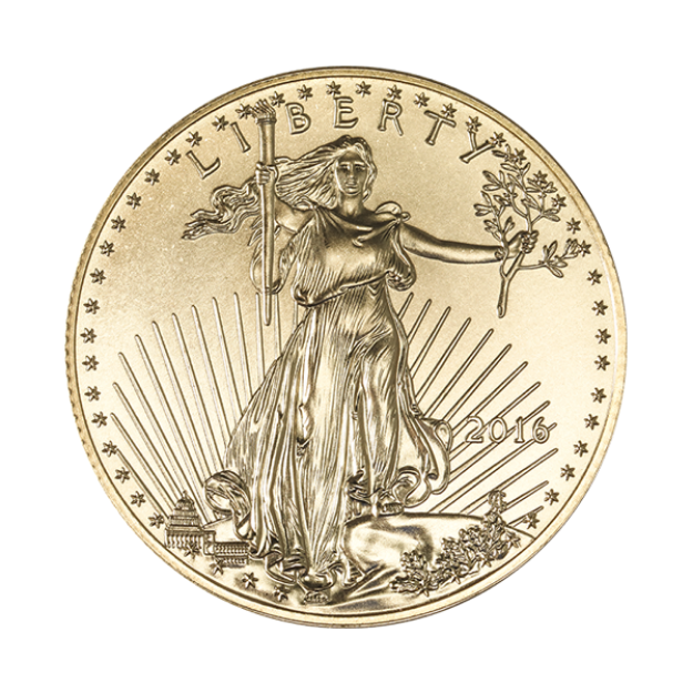 Picture of Gold American Eagle 1/2 Ounce - .9166 fine gold